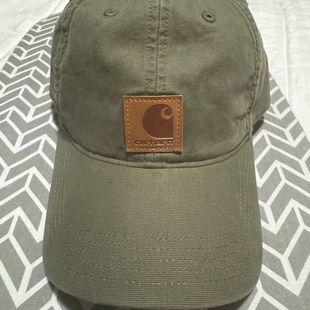 Carhartt baseball Cap with Leather Patch